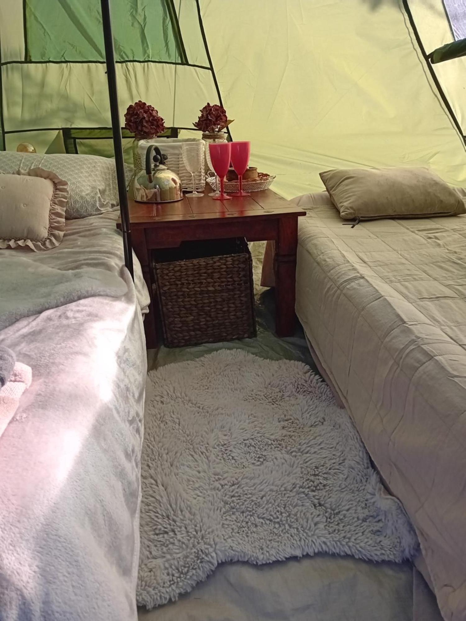 Indian Tent Tipi In Shared Lot And Shared Bathroom Mrse Екстериор снимка
